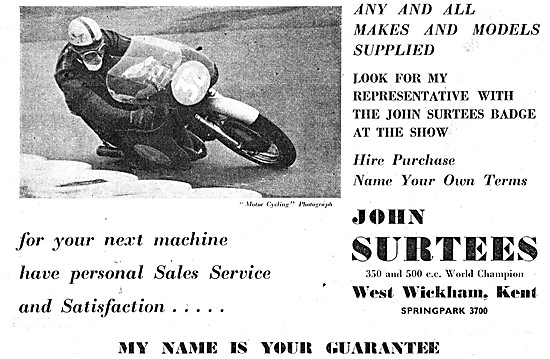 John Surtees Motor Cycle Sales & Service                         