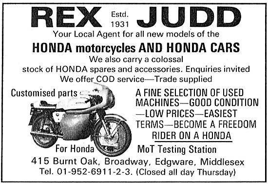 Rex Judd Motorcycle Sales & Service                              