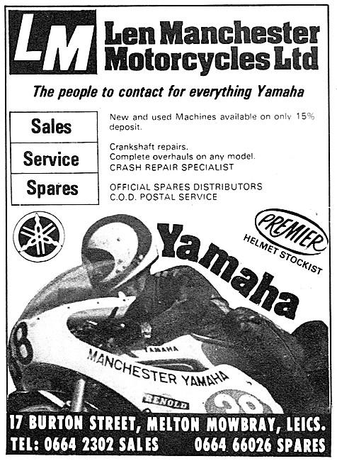 Len Manchester Motorcycles - Len Manchester Yamaha               