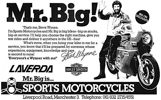 Steve Wynne Mr Big Sports Motorcycles - Laverda Harley-Davidson  