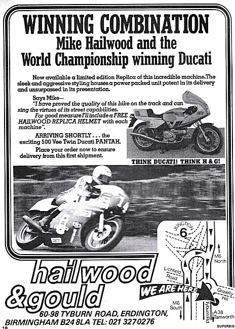 Hailwood & Gould Motor Cycle Sales & Services - Hailwood Helmets 