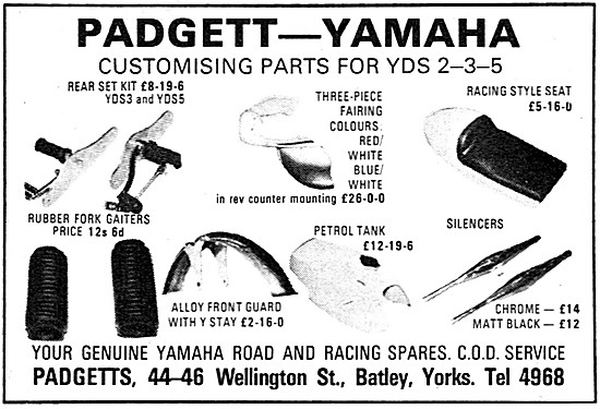 Padgett Yamaha Parts                                             