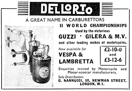 Dellorto Carburetters                                            