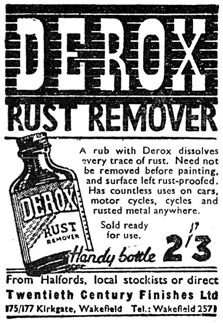 Derox Rust Remover                                               