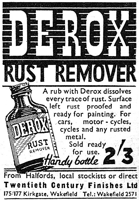 Derox Rust Remover                                               