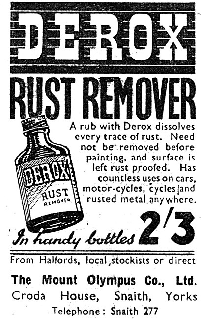 Derox Rust Remover                                               