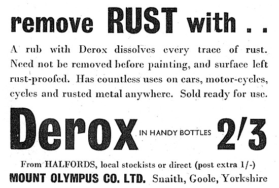 Derox Rust Remover                                               