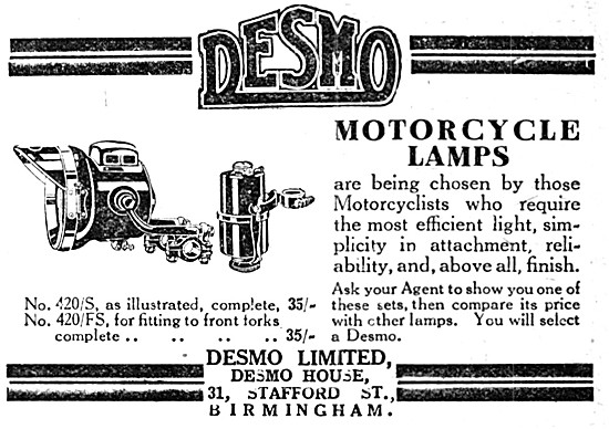 Desmo Motorcycle Lamps                                           