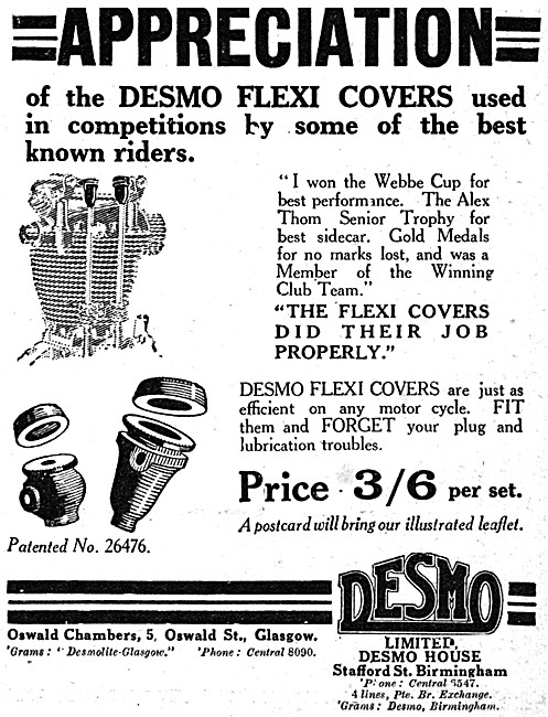 Desmo Motorcycle Accessories - Desmo Flexi Covers                