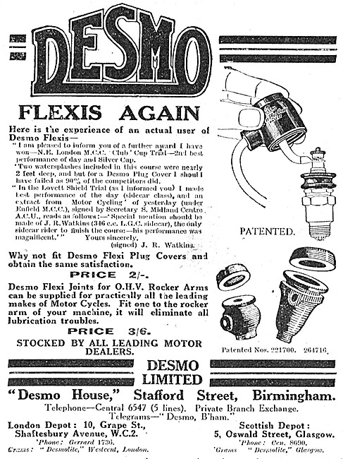 Desmo Motorcycle Parts & Accessories                             