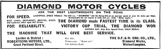 Diamond Motor - Diamond Motor Cycles                             