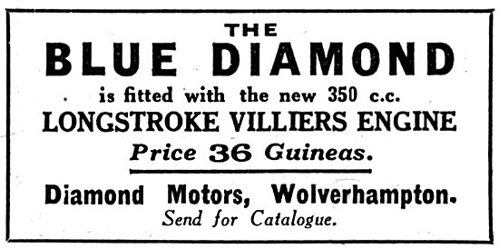 Diamond Motorcycles - 1931 Longstroke Villers 350 Motor Cycle    