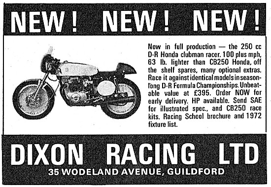 Dixon Racing Motorcycle Conversions                              