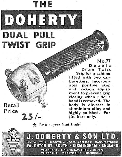 Doherty Dual Pull Twistgrip                                      