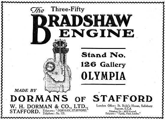 Bradshaw Engines - Bradshaw Three-Fifty Motor Cycle Engine       