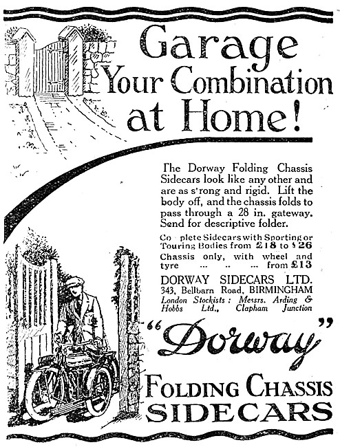 Dorway Sidecars - Dorway Folding Chassis Sidecars                