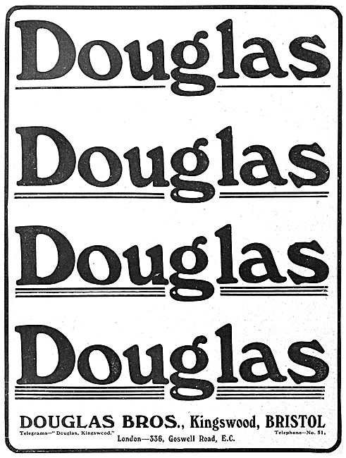 1912 Douglas Motor Cycles                                        