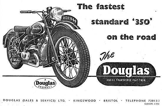 Douglas Flat Twin Motorcycles 1948                               