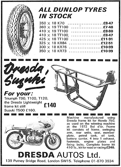 Dresda Suzuki 1973 Products                                      
