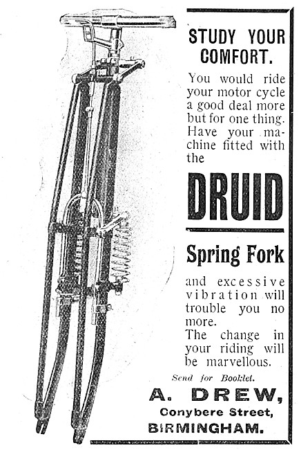 Druid Spring Motorcycle Forks                                    