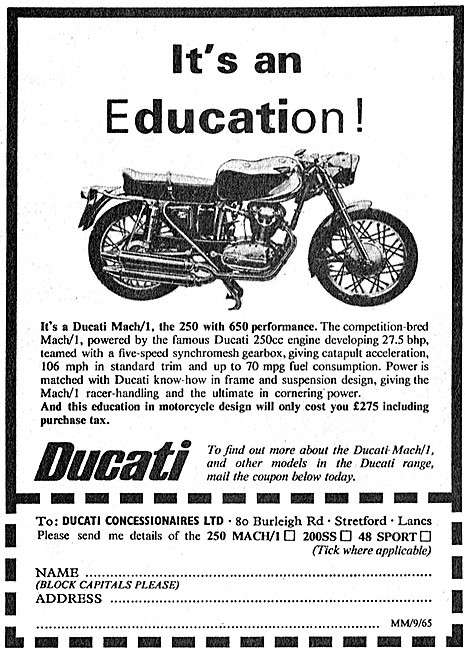 Ducati Mach 1 250 cc                                             