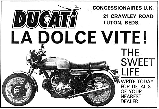 Ducati Motorcycles 1974                                          