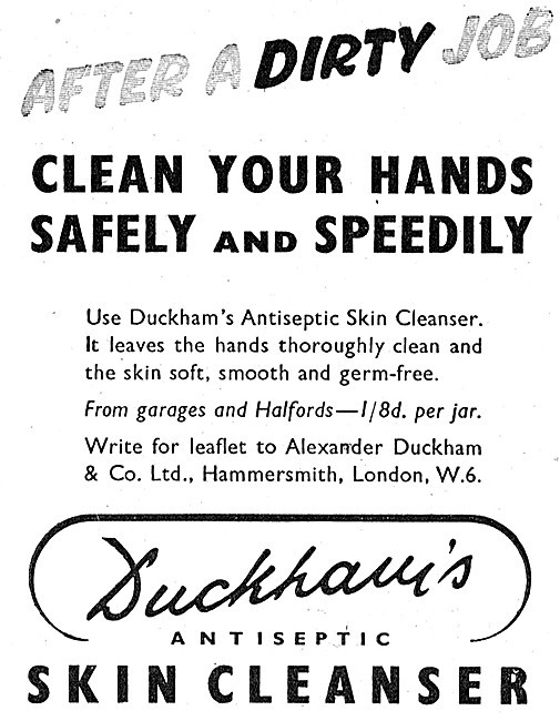 Duckhams Antiseptic Hand Cleanser                                