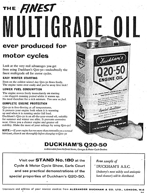 Duckhams Q20/50 Motor Oil                                        