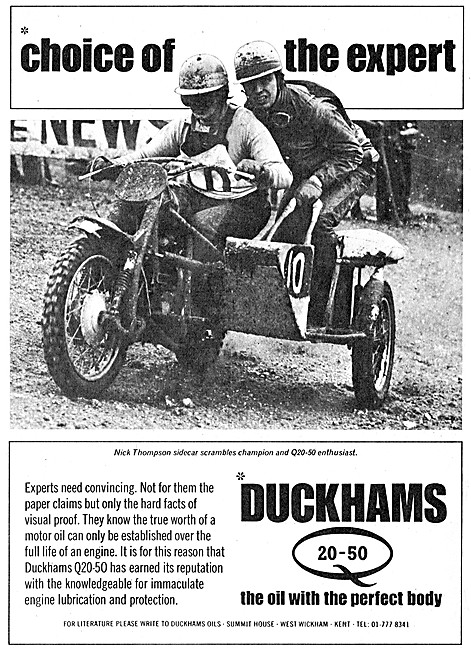 Duckhams Motor Oil - Duckhams Q 20/50 Motorcycle Oil             
