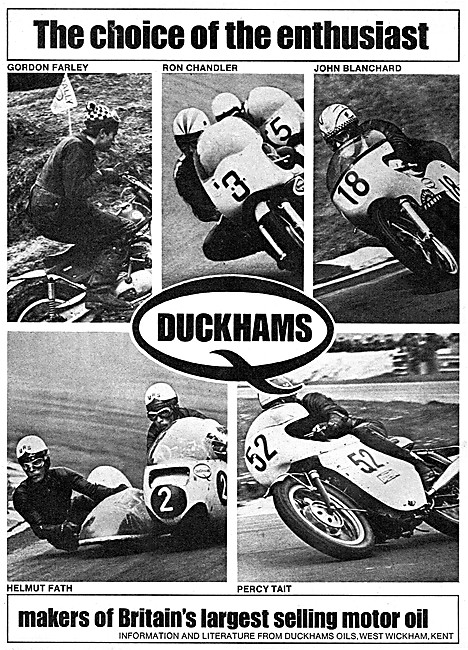 Duckhams Motor Cycle Oils - Duckhams Motor Oil                   