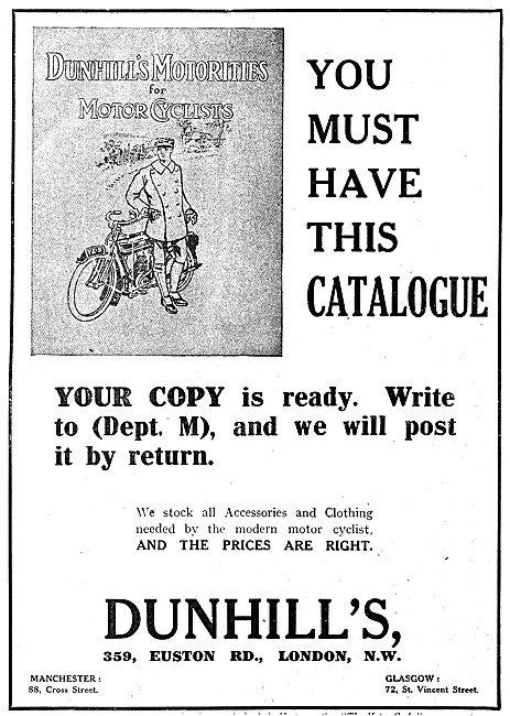 Dunhills Motor Cycles Parts & Accessories - Dunhills Motorities  