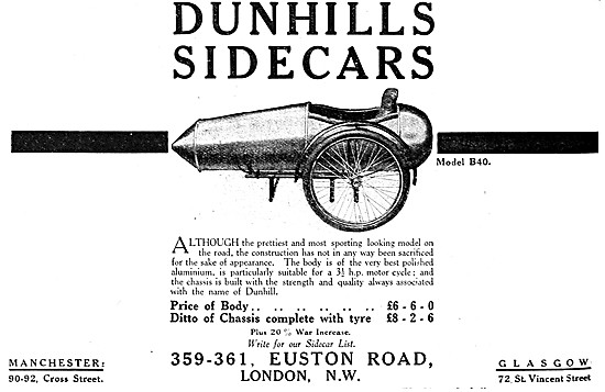 Dunhills Sidecars                                                
