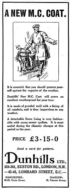 Dunhills Coats 1916                                              