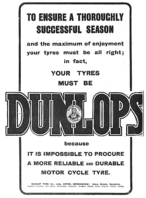 Dunlop Motor Cycle Tyres                                         