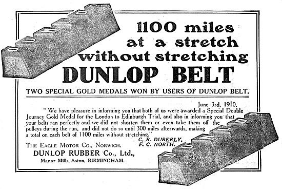 Dunlop Motor Cycle Drive Belts - Dunlop Belts                    