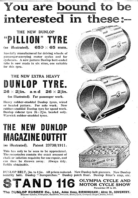 Dunlop Motor Cycle Tyres - Dunlop Belts                          