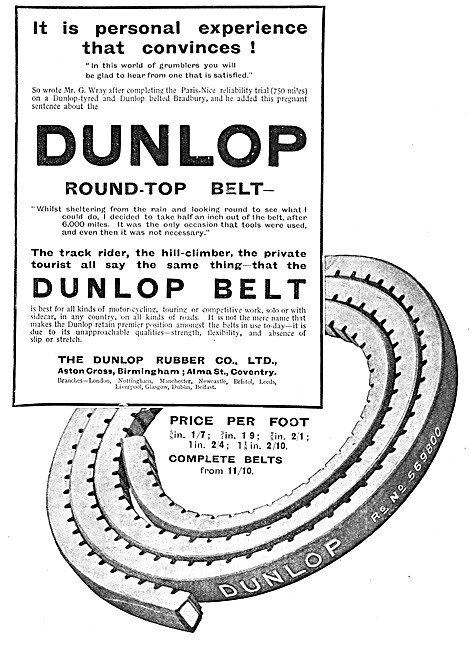 Dunlop Belts                                                     