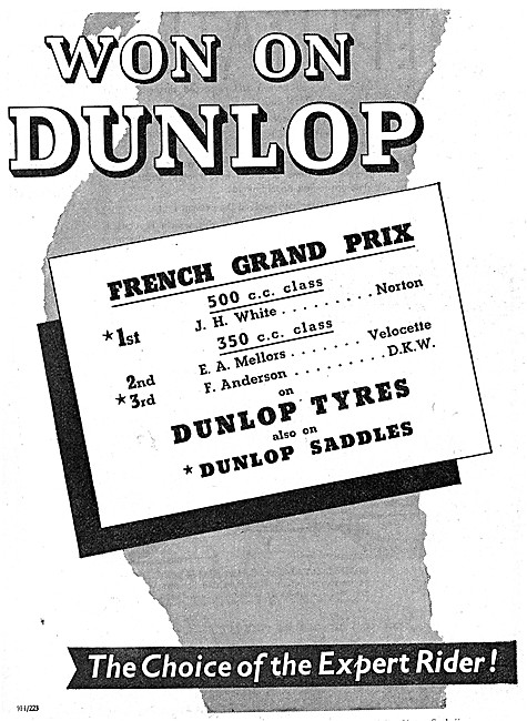 Dunlop Motor Cycle Tyres                                         