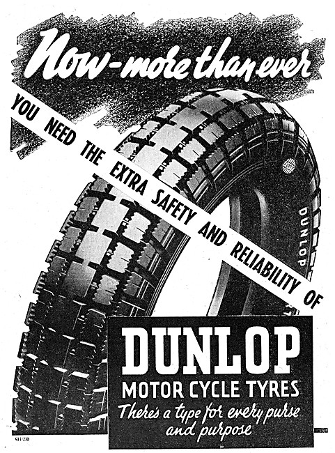 Dunlop Motor Cycle Tyres                                         