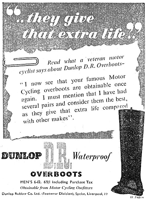 Dunlop DR Waterproof Overboots                                   