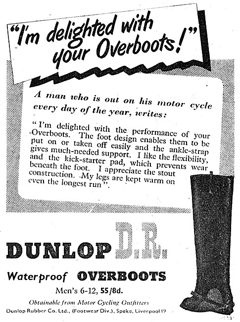 Dunlop DR Overboots                                              
