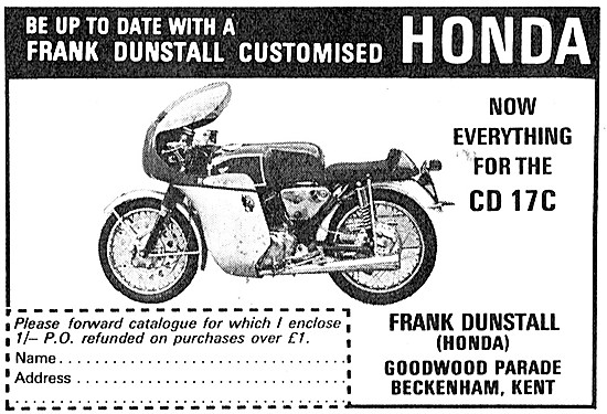 Frank Dunstall Honda CD17C                                       