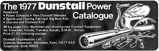 Dunstall Power Motorcycle Products                               