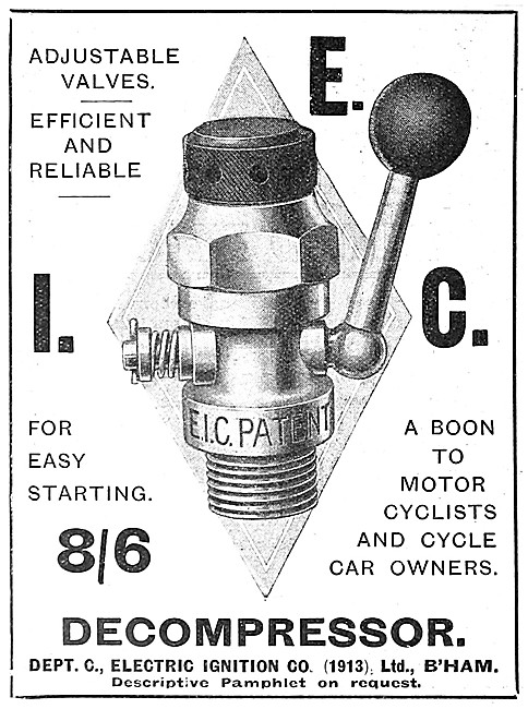 EIC Motor Cycle Engine Decompressor                              