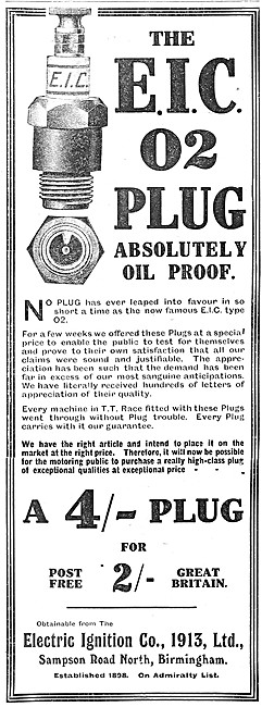 E.I.C.02 Spark Plug 1914                                         