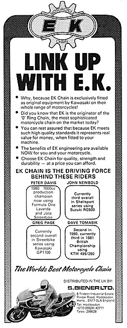 EK Motor Cycle Chains                                            