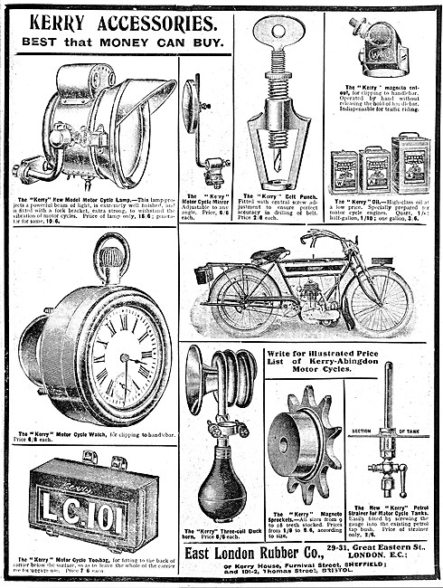 East London Rubber Motor Cycle Parts & Accessories               