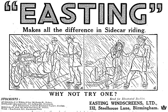 Easting Sidecar Windscreens                                      