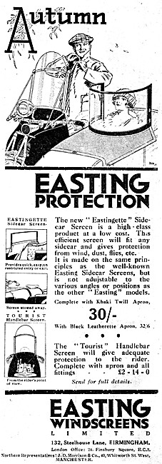 Easting Sidecar Windscreens & Sideshields - Easting Windscreens  