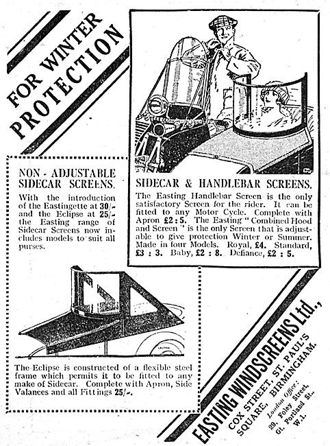 Easting Sidecar Screens                                          